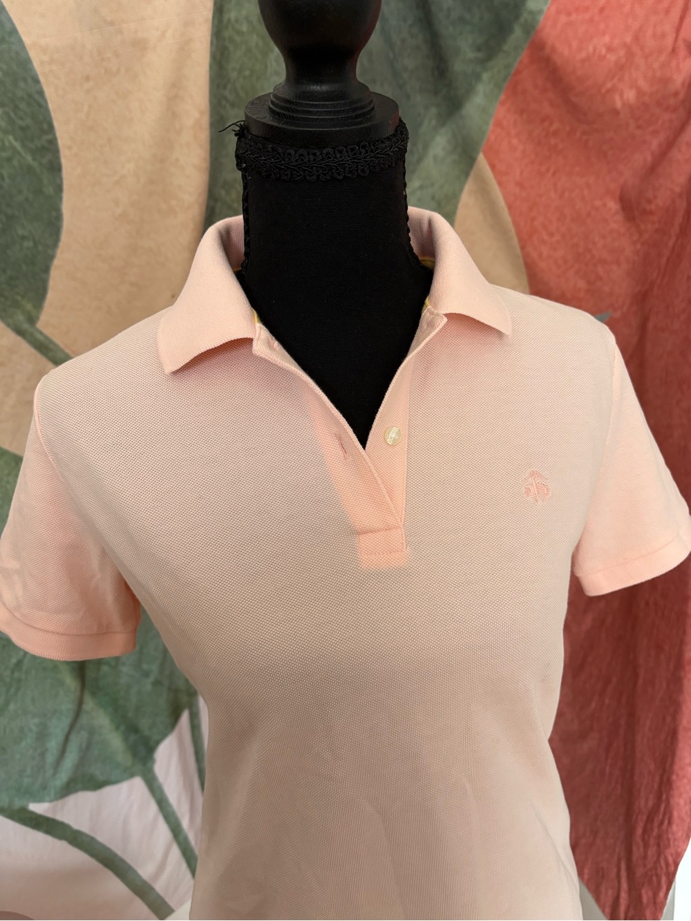 New Brooks Brothers Light Pink Short-Sleeve Polo